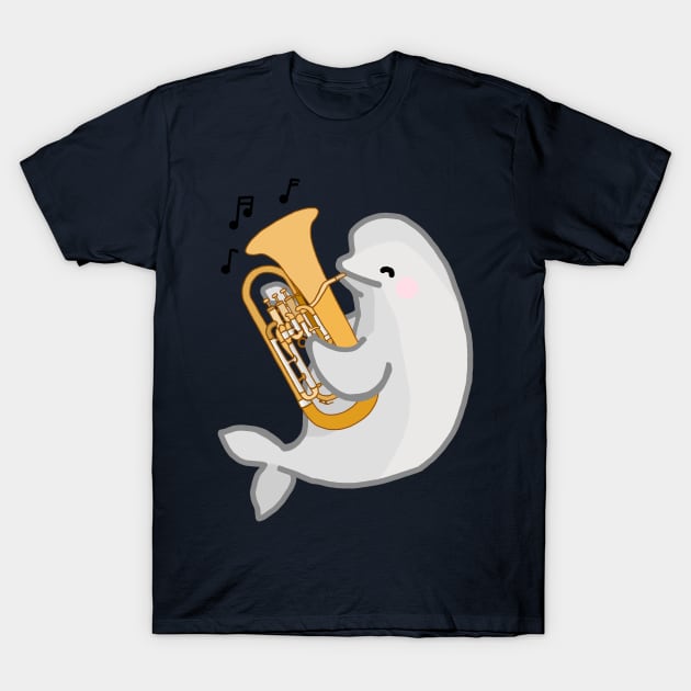 Baritone Beluga T-Shirt by Artstuffs121